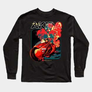 web限定セール アキラ L longsleeve AKIRA Dbruze ロンT Tシャツ くり抜く トップス